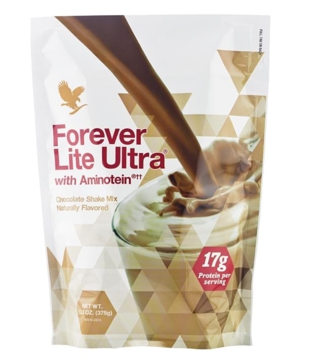 Forever Living - Lite Ultra Chocolate Protein Shake Mix with Aminotein, Low...