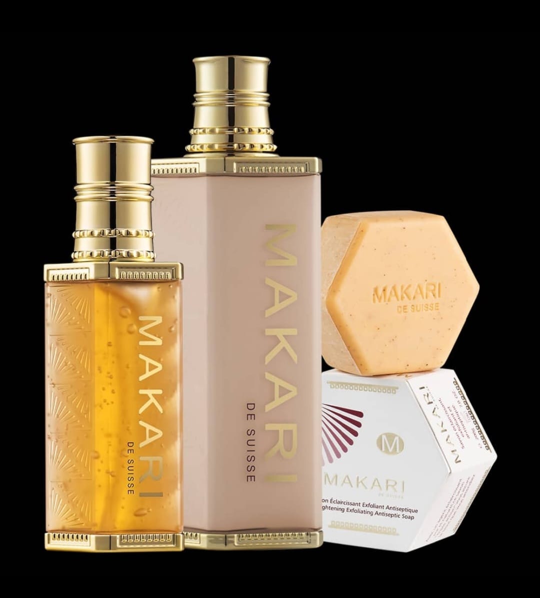 Lait éclaircissant Makari Classic Premium+Beauty SkinBrightening Milk4,75 fl.oz–Coffret cadeau éclaircissant