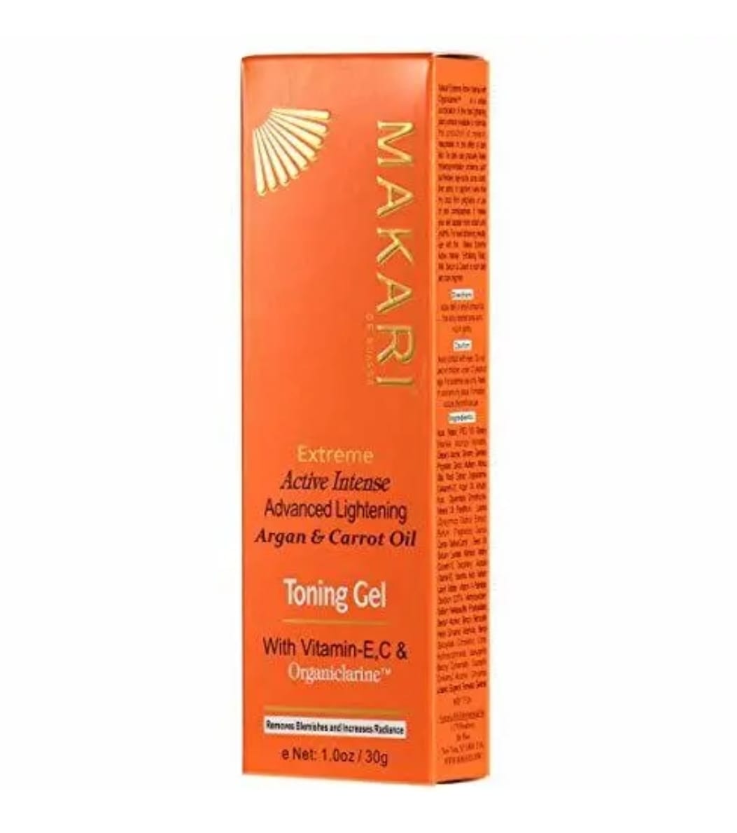 Gel tonifiant extrême à l'huile d'argan et de carotte Makari