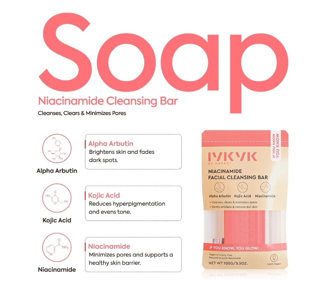 NIACINAMIDE FACIAL CLEANSING BAR - IYKYK
