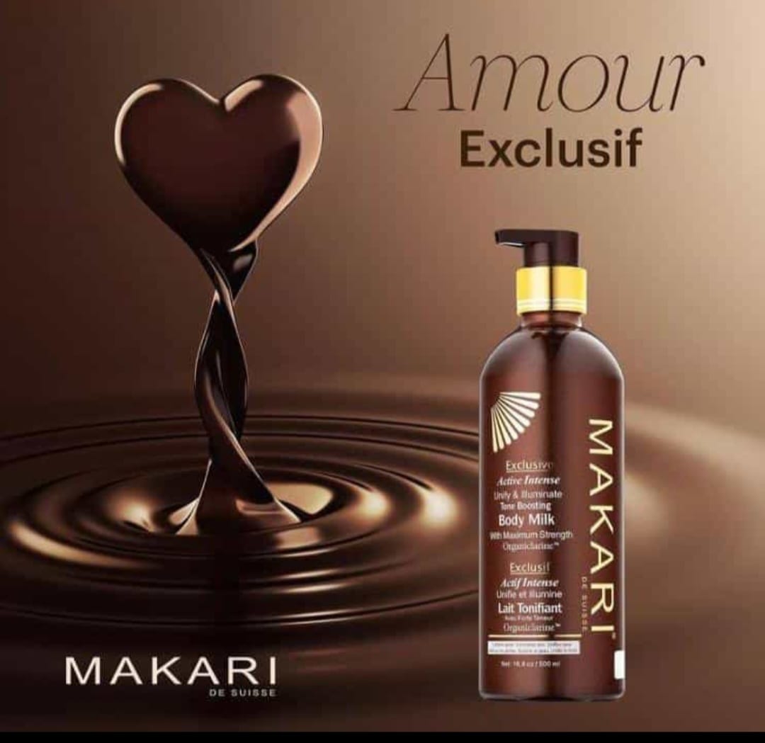 Lait corporel tonifiant exclusif Makari