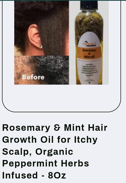 Fenugreek & Rosemary hair growth oil- herbal infused peppermint oil