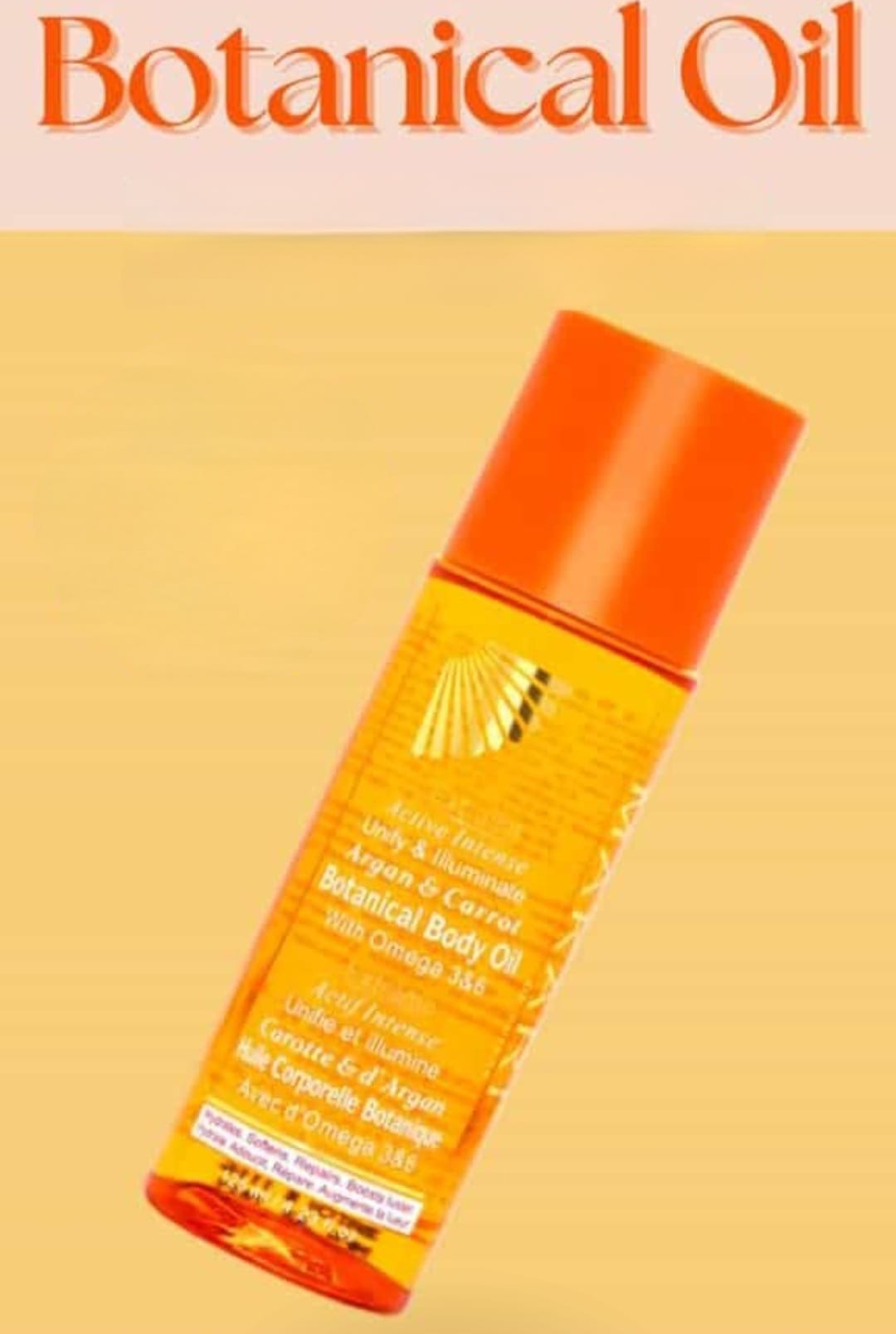 Huile corporelle botanique à l'argan et à la carotte Makari Extreme