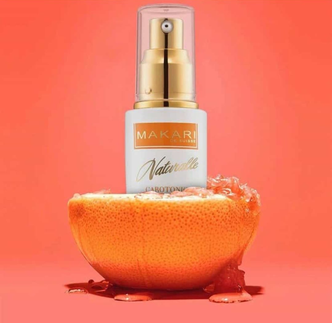 Sérum éclaircissant extrême pour la peau Makari Naturalle Carotonic 1,7 oz – Sérum tonifiant