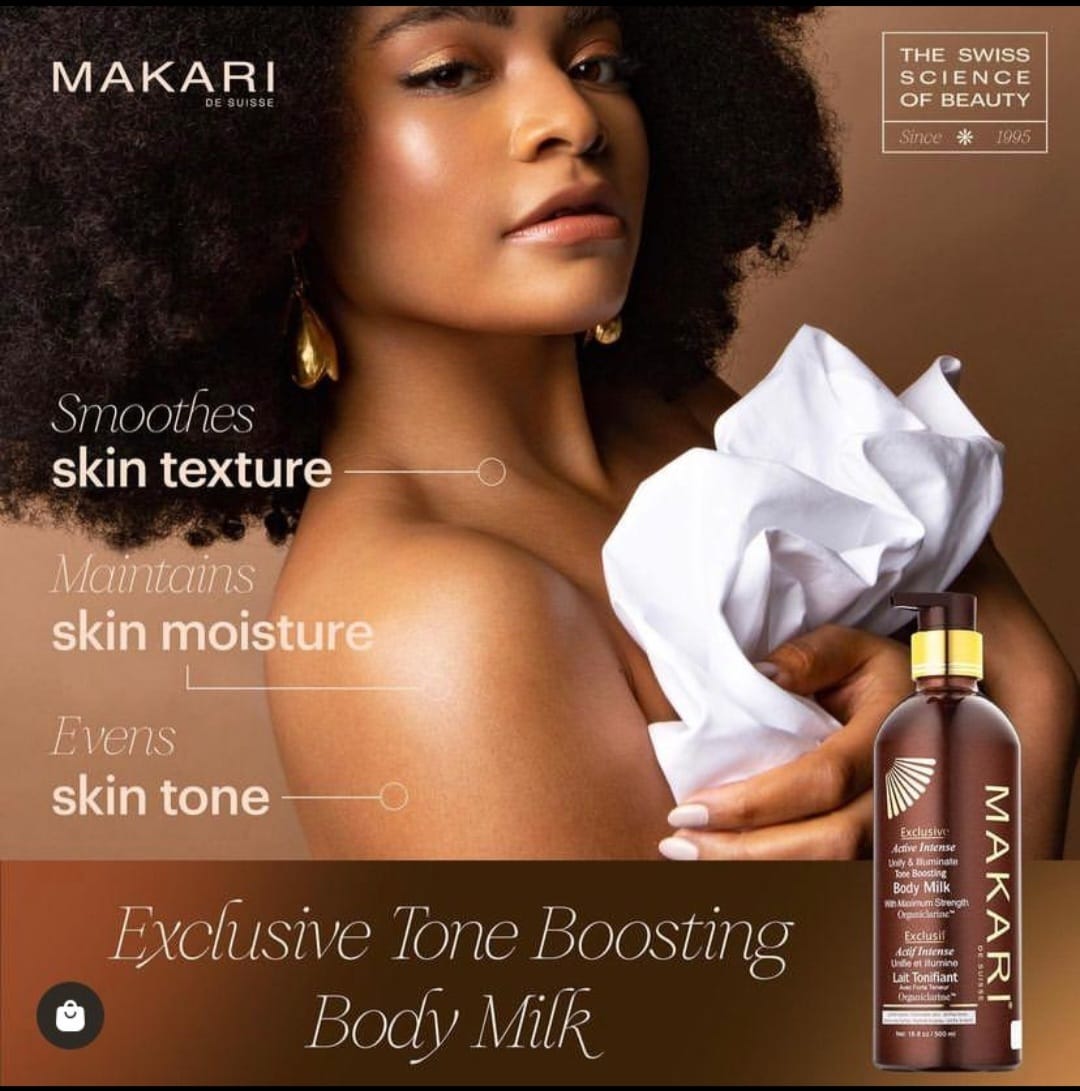 Lait corporel tonifiant exclusif Makari