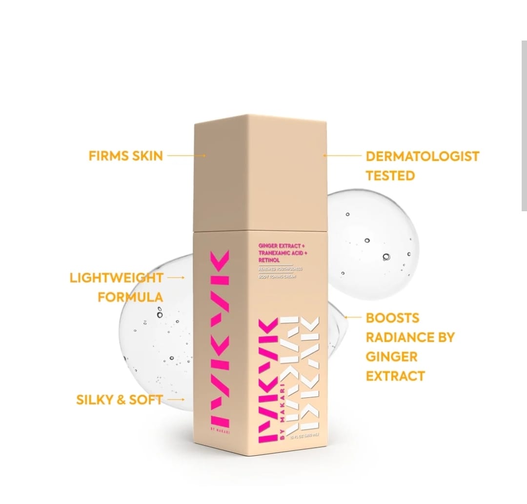 GINGER EXTRACT + TRANEXAMIC ACID + RETINOL BODY TONING CREAM - IYKYK