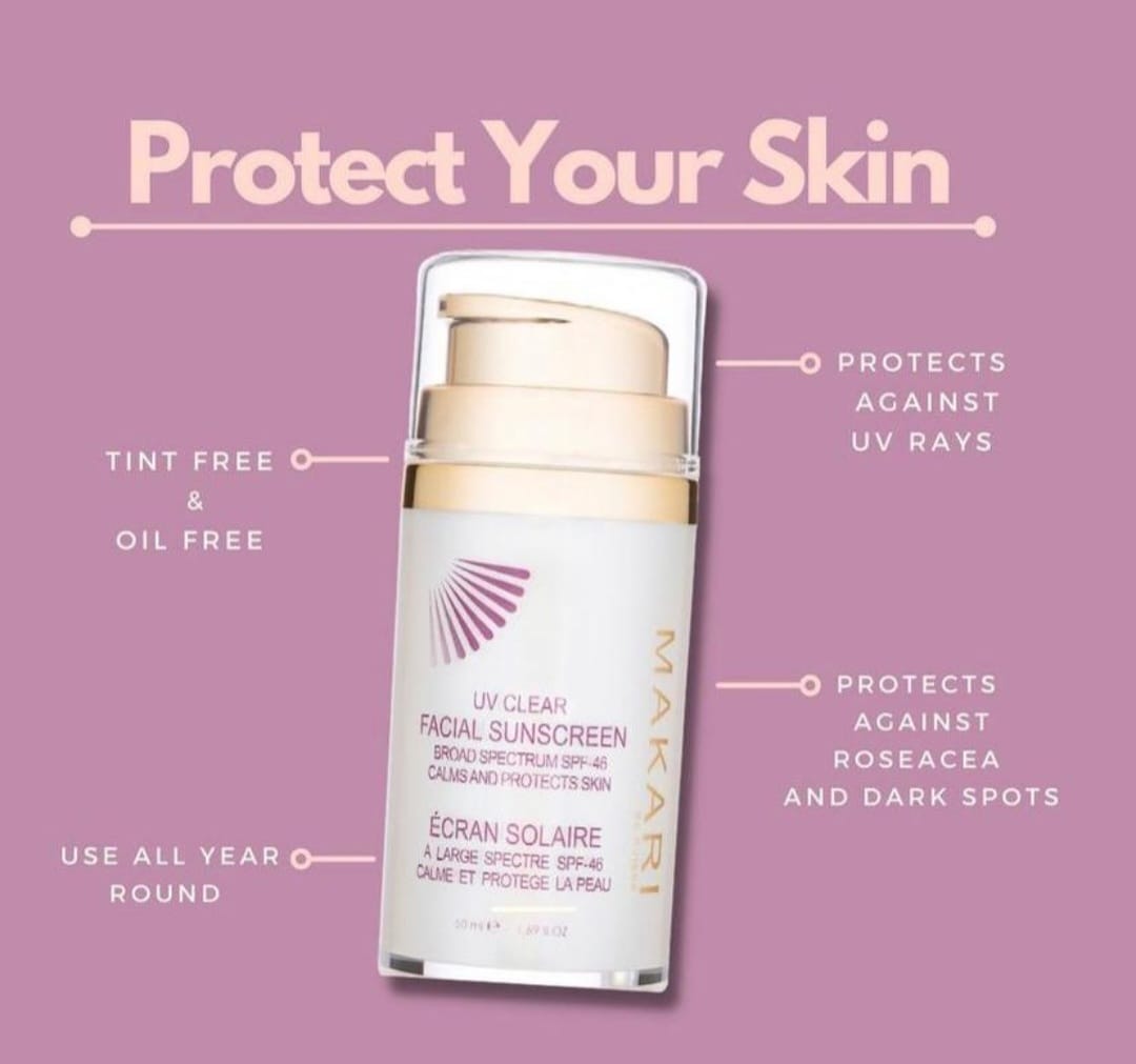 Crème solaire visage Makari UV Clear SPF 46