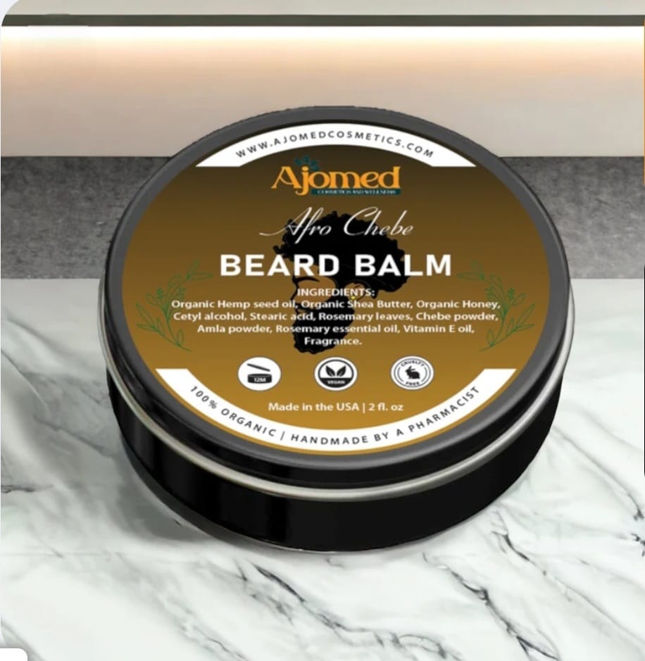 Chebe Beard Balm - Cleansing Balm for Beards Short or Long, Beard Conditioner for Men, Essential Moisturizer for Every Man's Beard