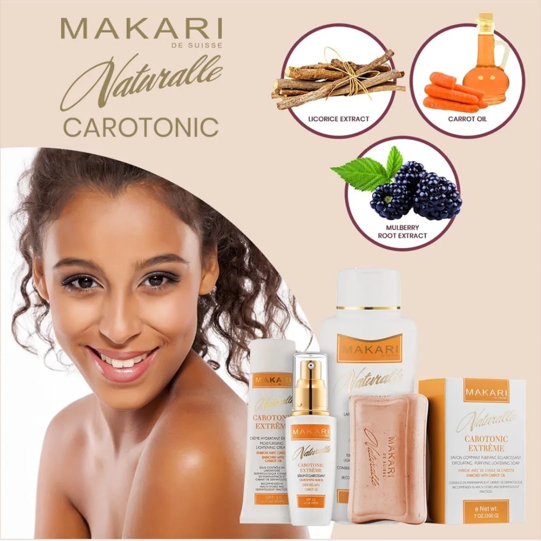 Coffret cadeau Makari Natural Carotonic Extreme - Éclaircissant, tonifiant et hydratant