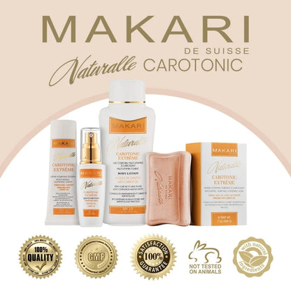 Coffret cadeau Makari Natural Carotonic Extreme - Éclaircissant, tonifiant et hydratant