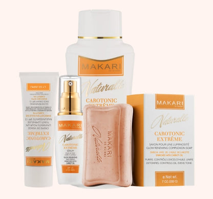 Coffret cadeau Makari Natural Carotonic Extreme - Éclaircissant, tonifiant et hydratant