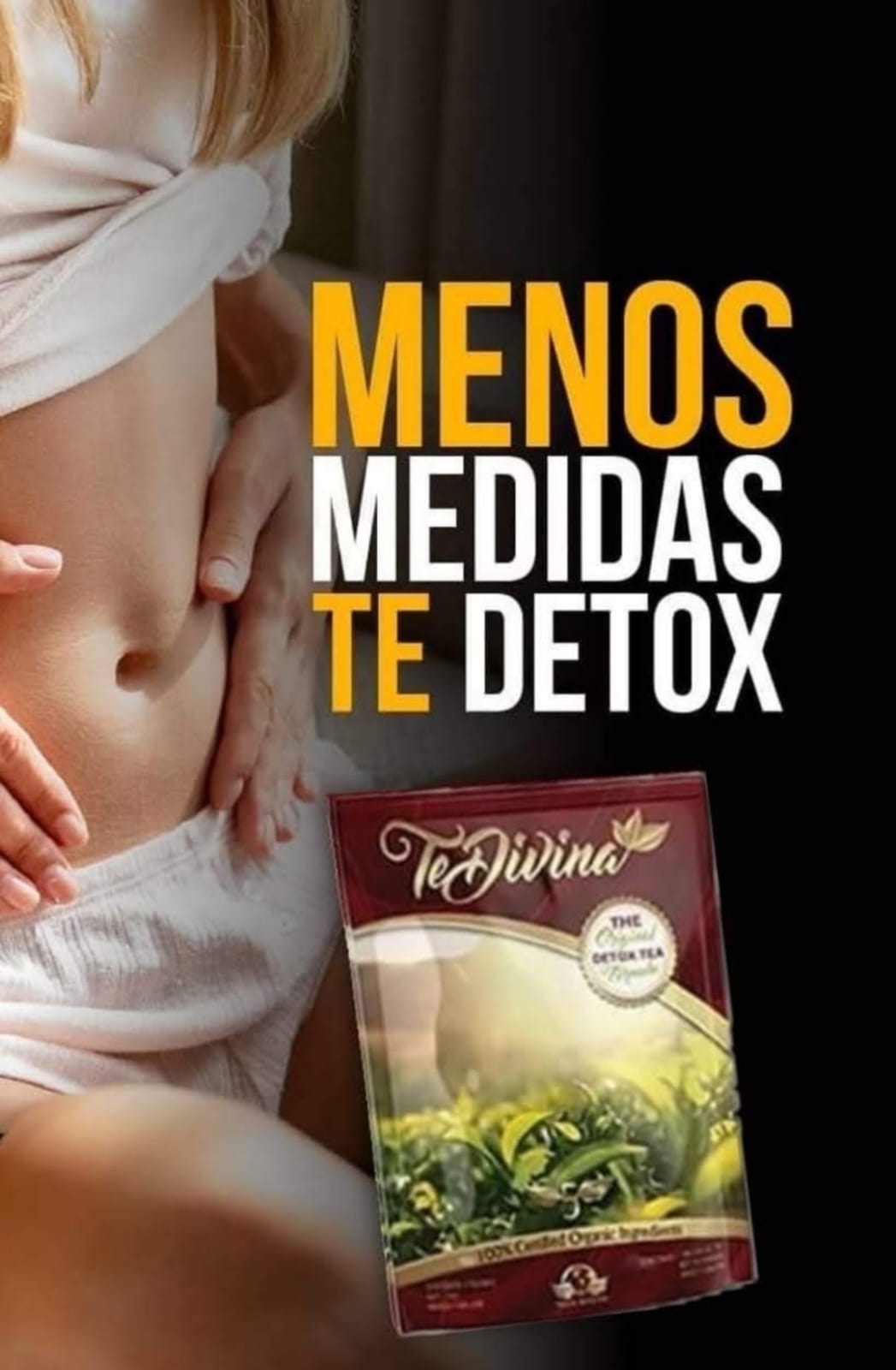 Thé détox original Te Divina pour la détoxification, le nettoyage et la perte de poids 1 sachet