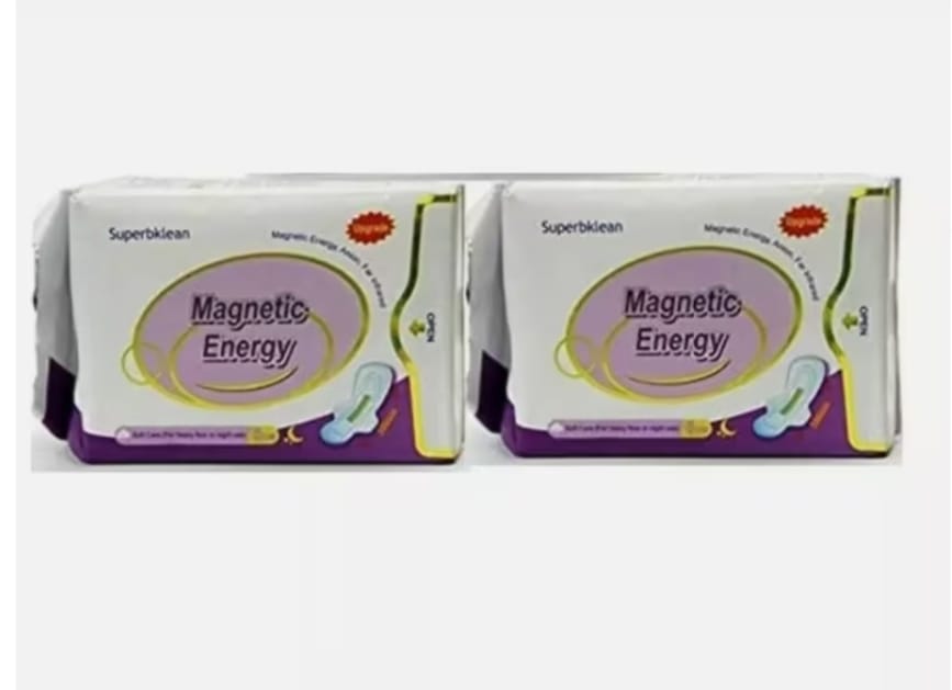 Longrich SuperbKlean Magnetic Sanitary Napkins/Pads/ Energy Panty Liners With Negative Ion/ Fights Infections/ Menstrual Cramps/Pains