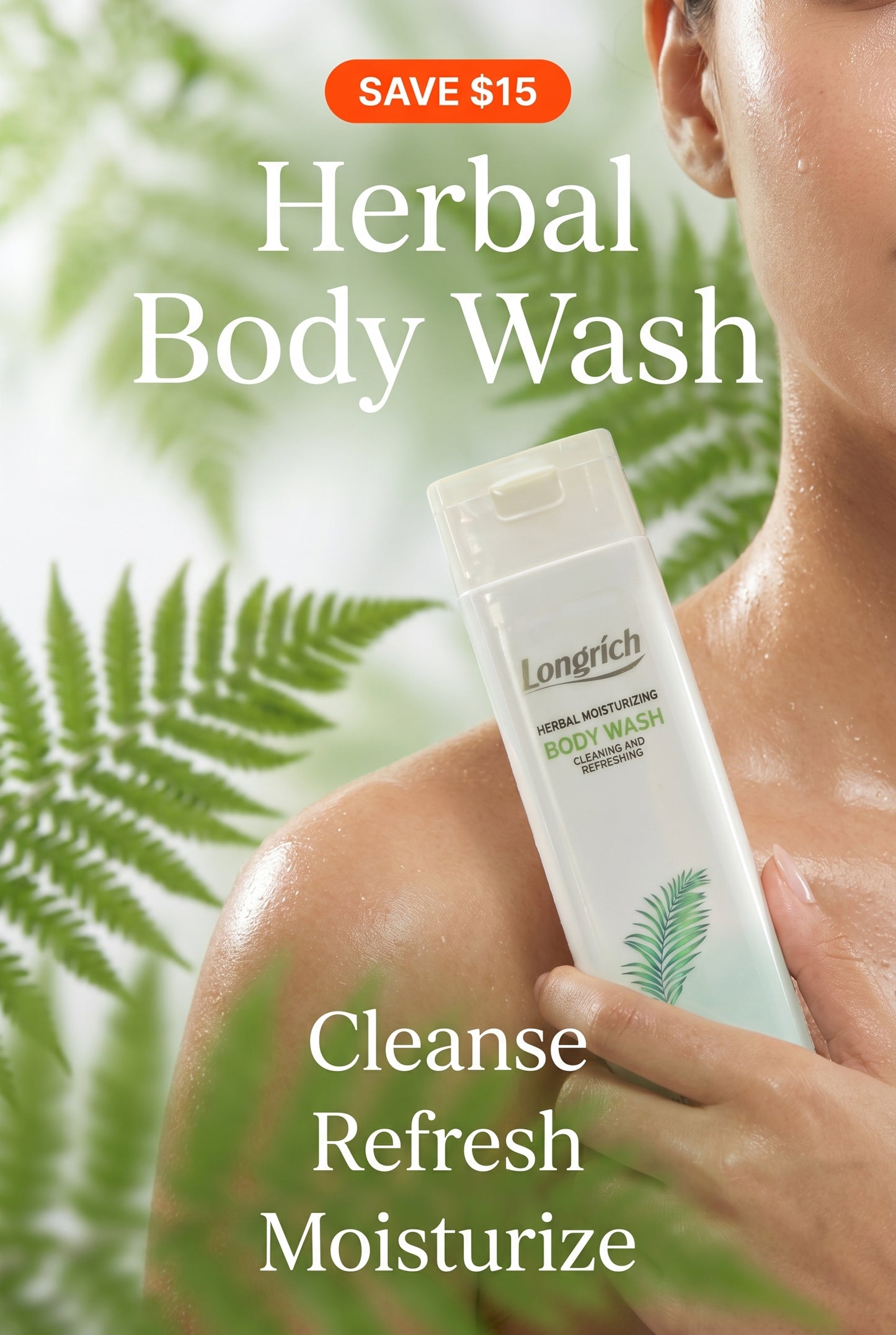 Gel douche aux herbes Longrich (300 ml)