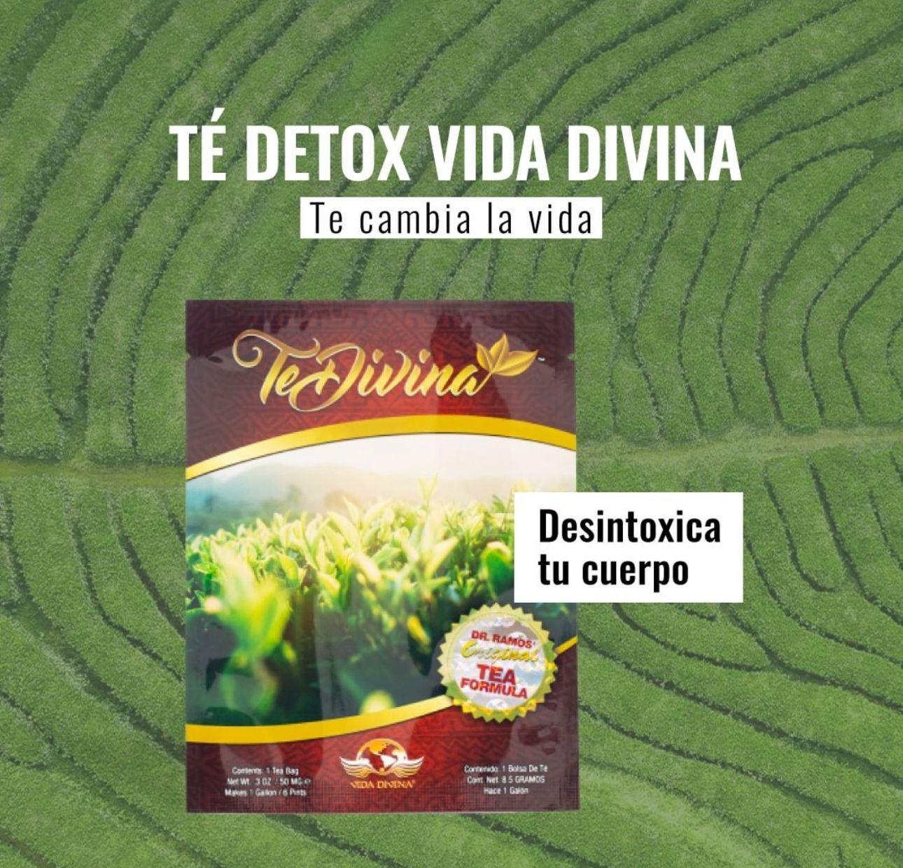 Thé détox original Te Divina pour la détoxification, le nettoyage et la perte de poids 1 sachet