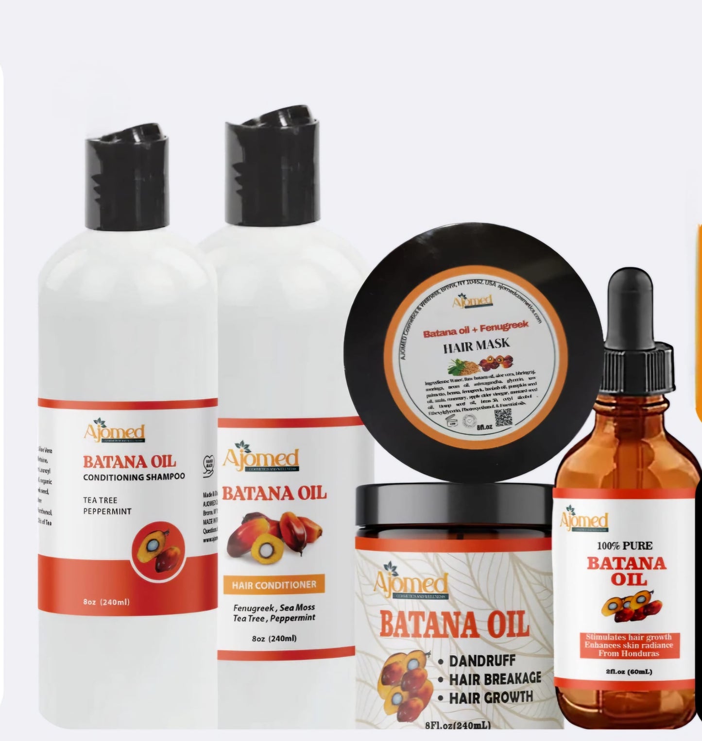 Batana oil Shampoo and Conditioner Set- made with fenugreek seed for hair growth