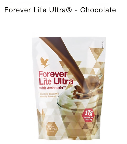Forever Living - Lite Ultra Chocolate Protein Shake Mix with Aminotein, Low...