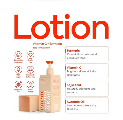 VITAMIN C + TURMERIC BODY TONING CREAM - IYKYK