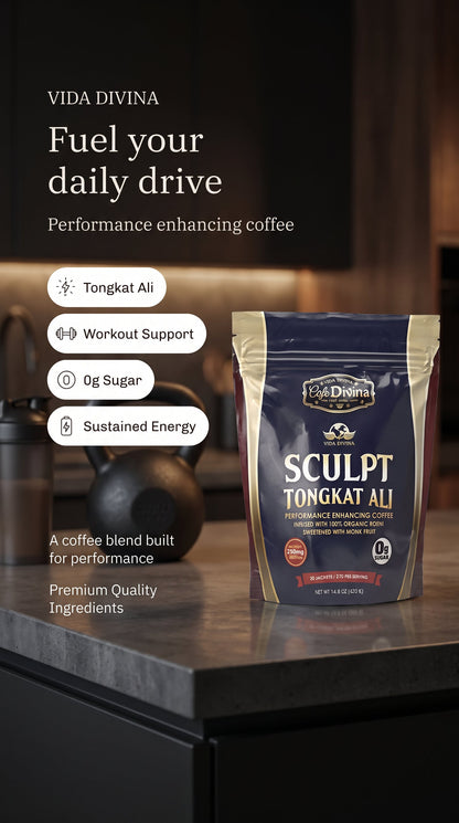 Vida Divina Café 1 sachet Sculpt Tongakt Ali CAFFE