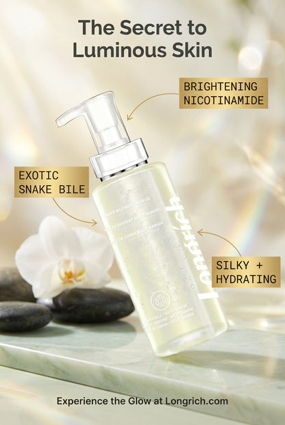 Longrich Snake Bile Nicotinamide Brightening Shower Gel generally highlight its moisturizing