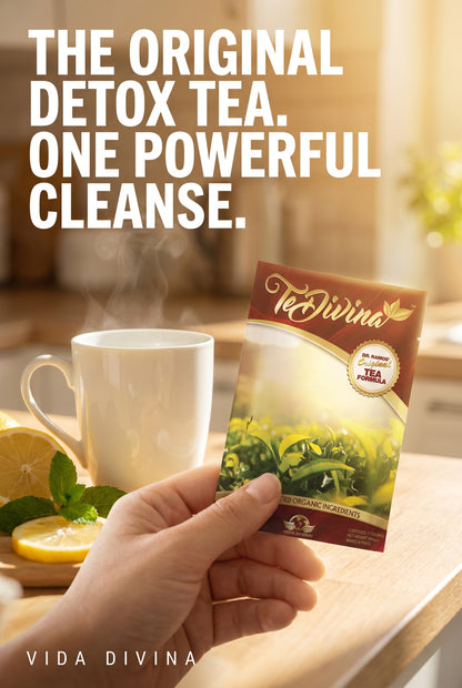 Thé détox original Te Divina pour la détoxification, le nettoyage et la perte de poids 1 sachet