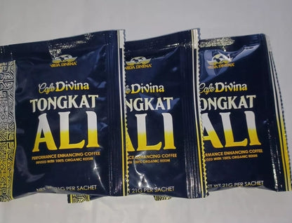 Café Tongkat Ali, sexdrive, Reishi biologique, Gingsen, Libido, Vida Divina, Énergie