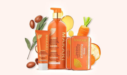 Coffret cadeau Makari Extreme Carrot &amp; Argan Oil Skin Toning – Traitement éclaircissant