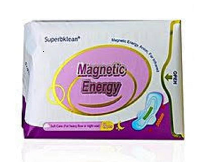 Serviette hygiénique Longrich à énergie magnétique, boîte de nuit pour utilisation nocturne