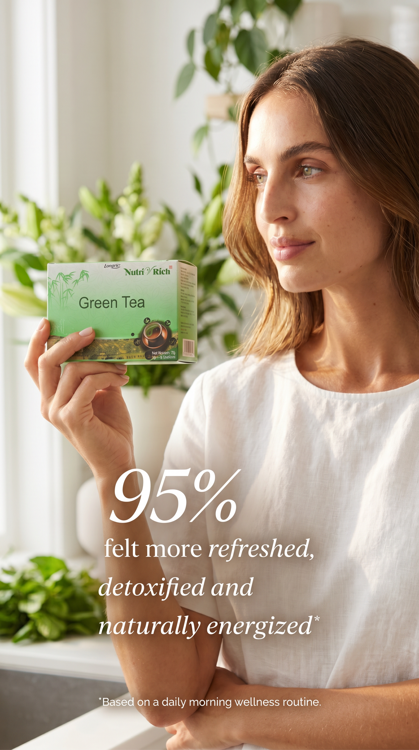 Longrich Green Tea / Longrich NutriVRich Xinchang Tea/ Detox Tea / Longrich Tea