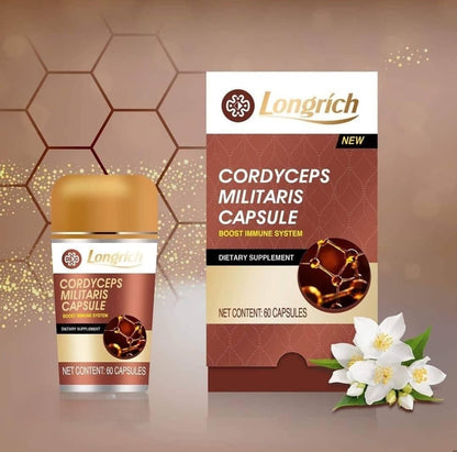 Longrich Cordyceps Militaris Capsule-Boosts Immune System(60 capsules)