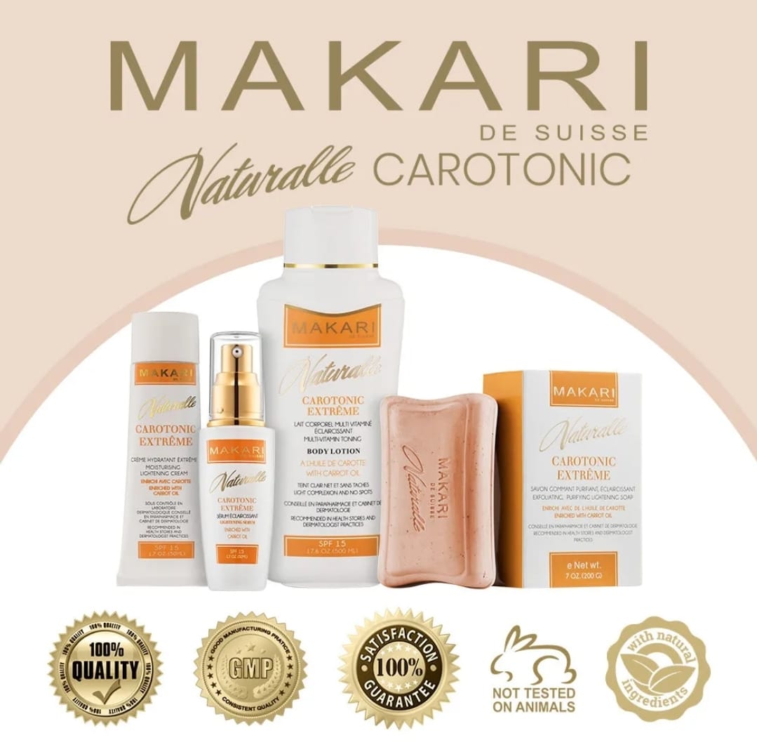 Makari Naturalle Carotonic Extreme 2 Gift Set – Lightening, Toning & Moisturizing