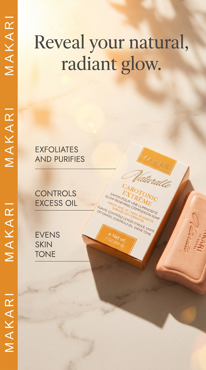 Makari Naturalle Carotonic Extreme Skin Lightening Soap 7oz. – Exfoliating Soap