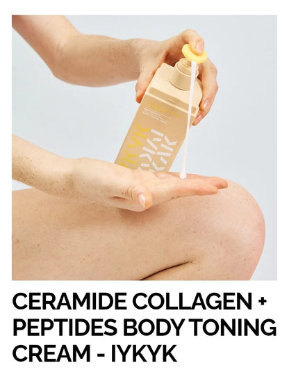 CERAMIDE COLLAGEN + PEPTIDES BODY TONING CREAM - IYKYK
