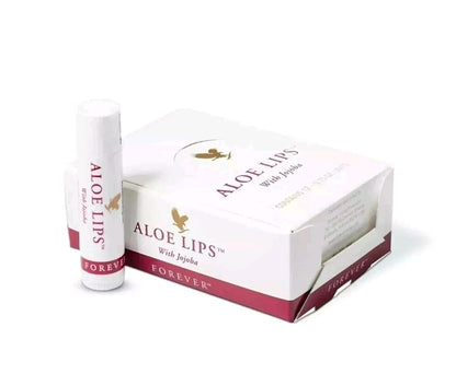 FOREVER LIVING ALOE LIPS 1 Box of -Aloe Leaf Extract Jojoba Seed Oil Beeswax