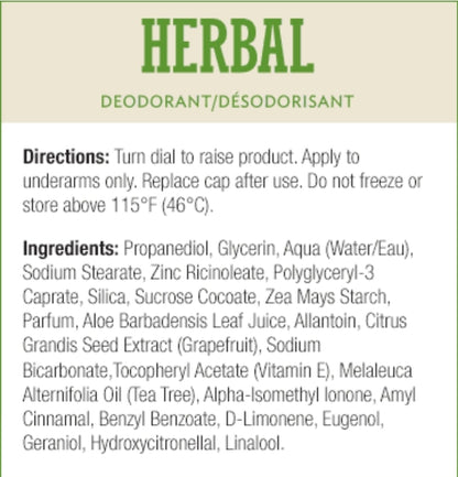 Melaleuca® Herbal Deodorant Size: 2oz