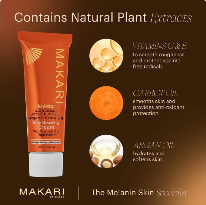 Makari Extreme Argan & Carrot Oil Tone Boosting Cream