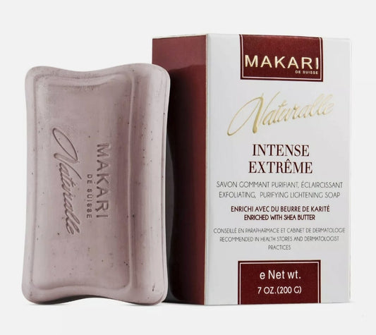 Savon éclaircissant intense Makari Naturalle 7 oz – Exfoliant purifiant