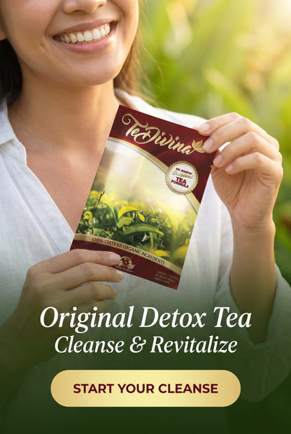 Thé détox original Te Divina pour la détoxification, le nettoyage et la perte de poids 1 sachet