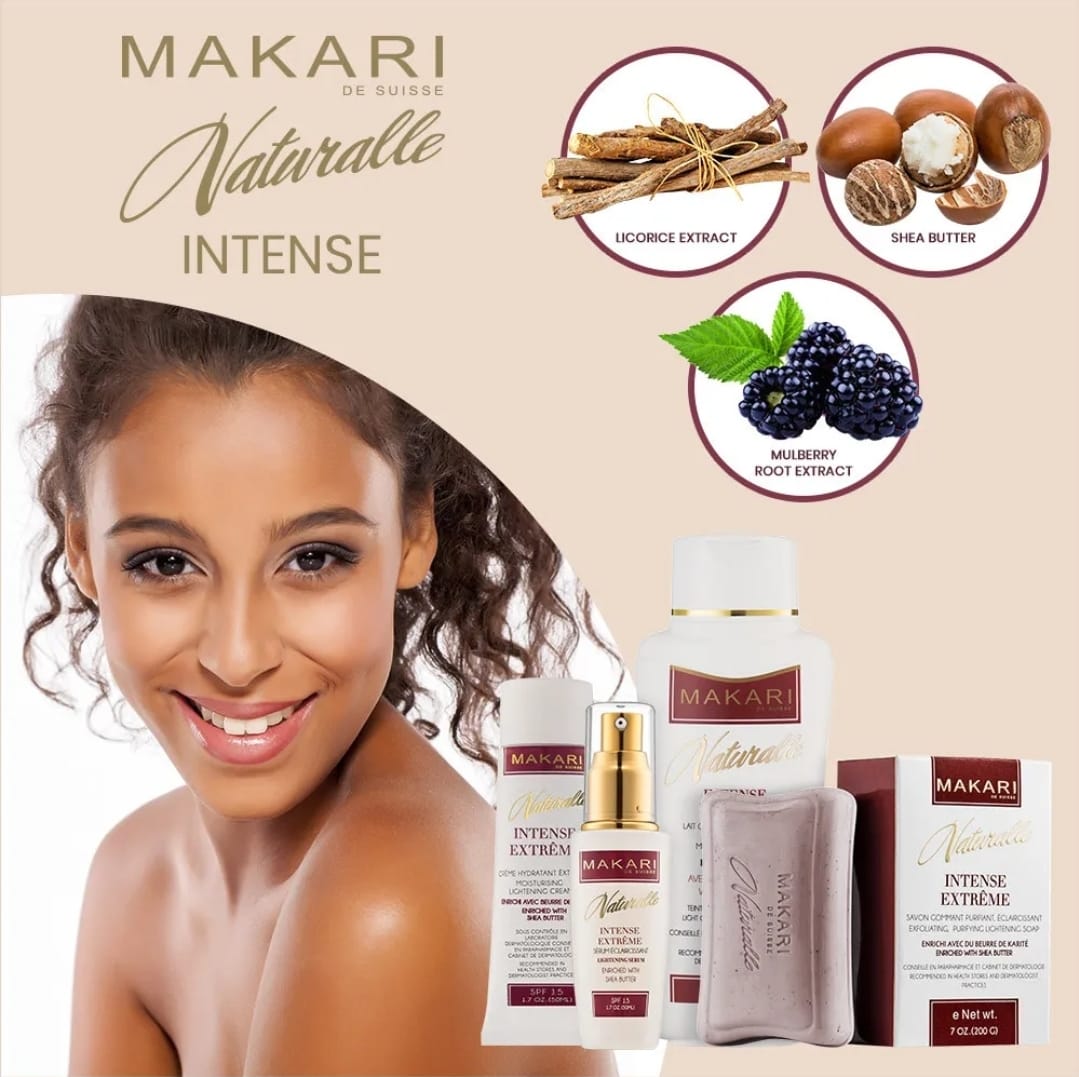 Makari Naturalle Intense Extreme Skin Lightening Serum 1.7oz –Moisturizing Serum