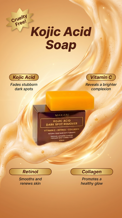 Makari Kojic Acid  Dark Spot Remover For Dark Spots Correction gives you a balanced, more even Tone & Healthy glow.