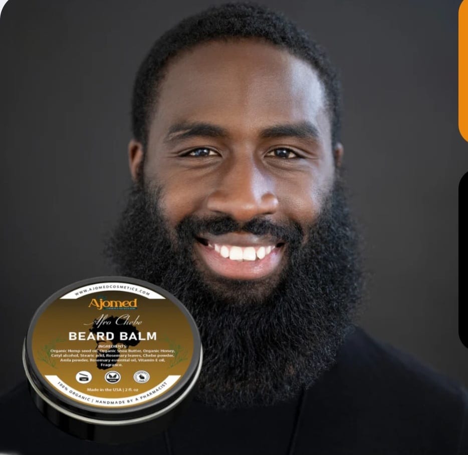 Baume à barbe Chebe - Baume nettoyant pour barbes courtes ou longues, revitalisant pour barbe pour hommes, hydratant essentiel pour la barbe de chaque homme