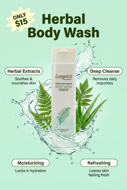 Gel douche aux herbes Longrich (300 ml)