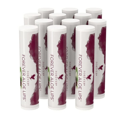 FOREVER LIVING ALOE LIPS 1 Box of -Aloe Leaf Extract Jojoba Seed Oil Beeswax