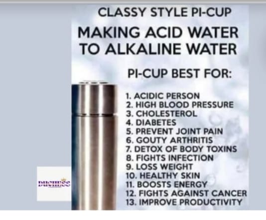 Longrich Alkaline Cup Pi Water Alkalizer Energy Anti Oxidant Cup/Alkaline Bottle