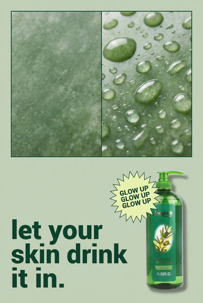 Huile de bain parfumée à l'olive dorée Longrich Huile de bain nettoyante/hydratante/apaisante