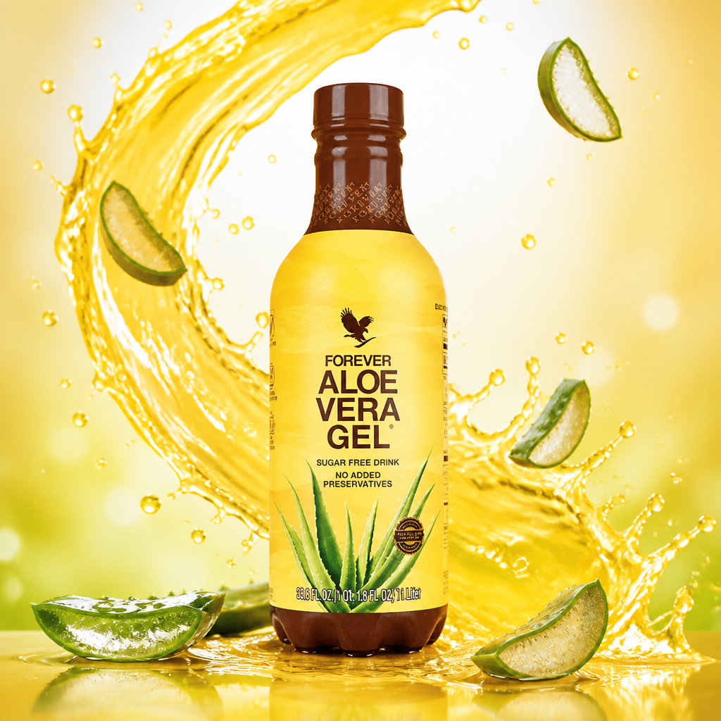 Forever Living - Aloe Vera Gel, Pure Inner Leaf Juice, 100% Sugar-Free Drink No Added Preservatives