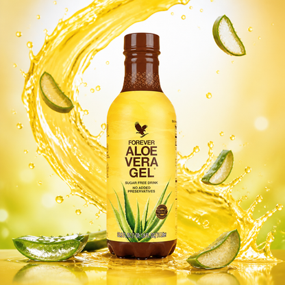 Forever Living - Aloe Vera Gel, Pure Inner Leaf Juice, 100% Sugar-Free Drink No Added Preservatives