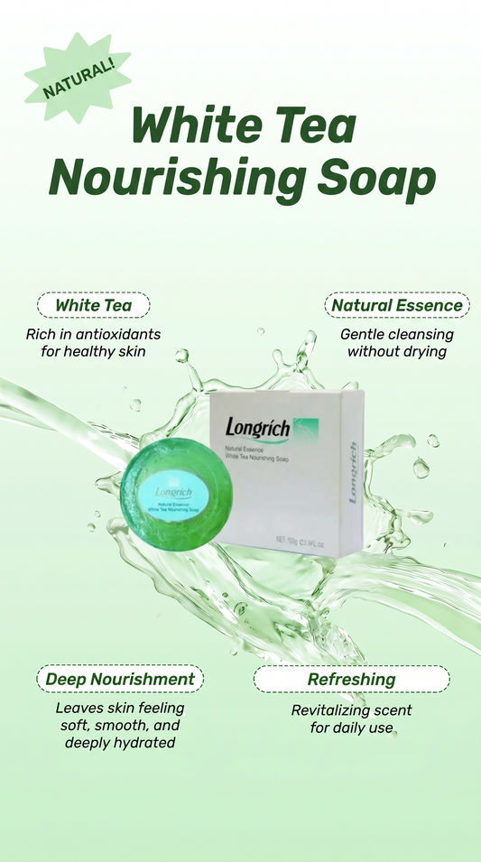 Jabón nutritivo de té blanco Longrich (esencia natural) de Longrich