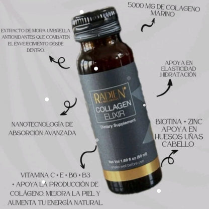 Vida Divina Regenerative Skin Science Marine Collagen – 10 Bottle Pack (Red Fruit Flavor)