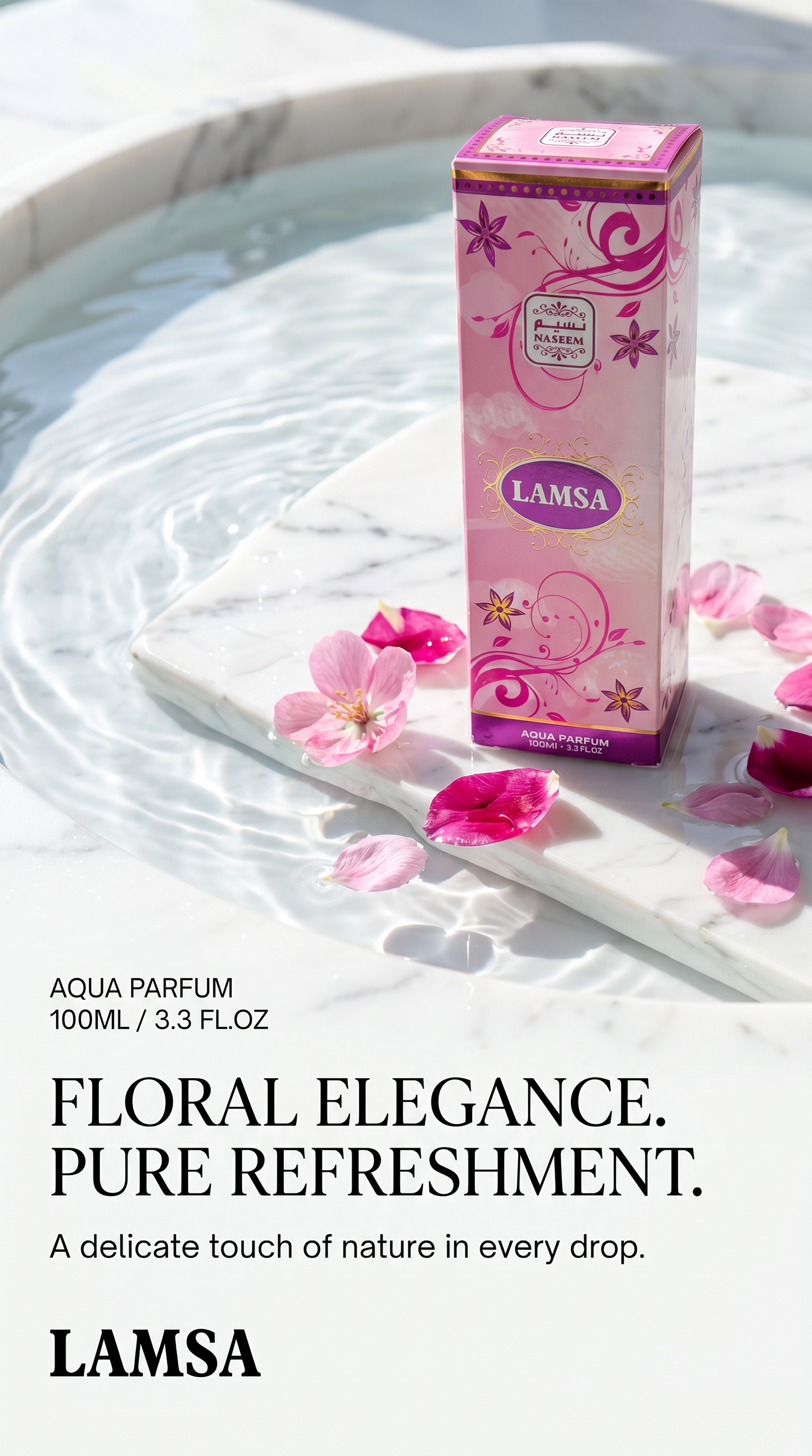 LAMSA AQUA PARFUM 100mle 3.3Fl.oz